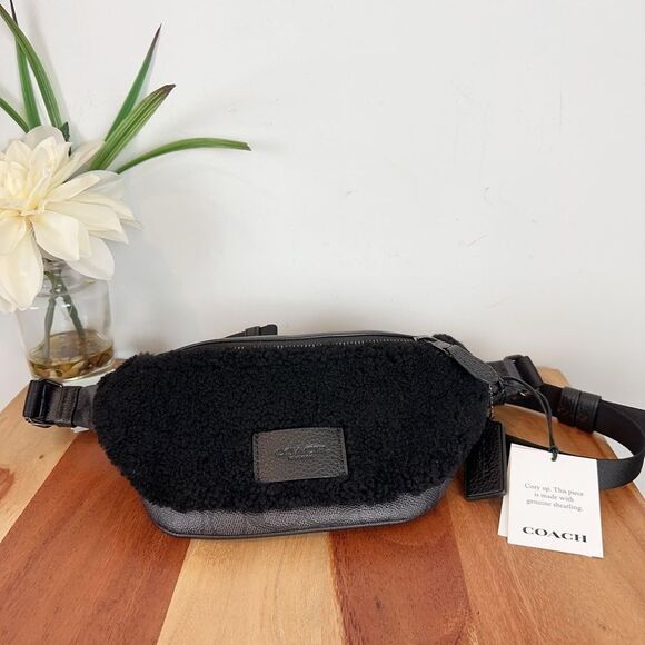 NWT Coach Warren Mini Belt Bag In Signature Canvas - Picture 2 of 6